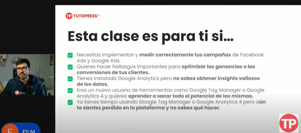 tracking técnico de conversiones